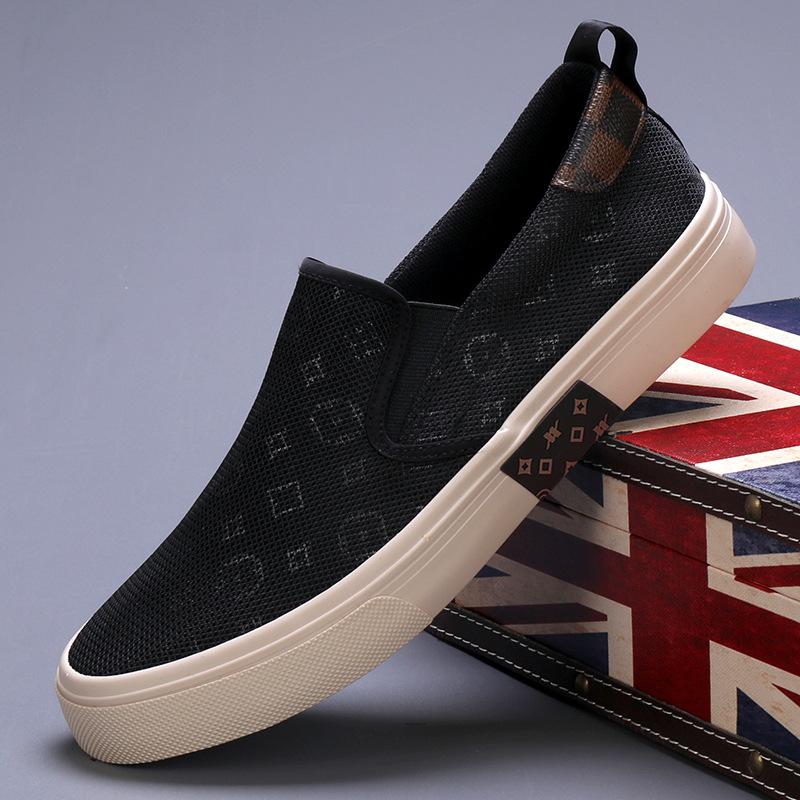 New Summer Mens Shoes Trendy Shoes Mens Canvas Shoes Korean Versatile Trendy Casual Shoes Breathable Comfortable Shoes