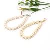 Diy Imitation Pearl Short Url Bag Hairball Mobile Phone Case Keychain And Other Accessories Pendant G66