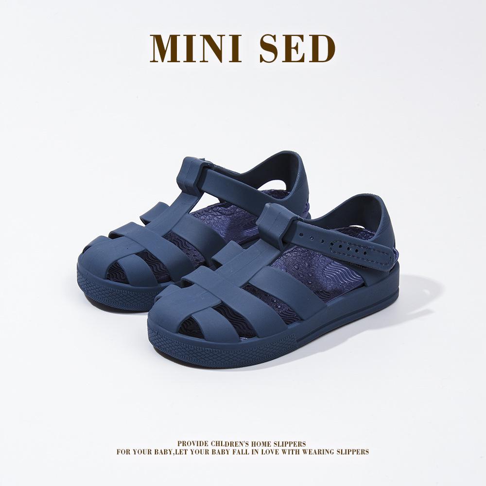 

Детские римские сандалии-желе MINISED Size 27 (Inner 17.5CM, Foot 16.3-16.8CM) королевский синий