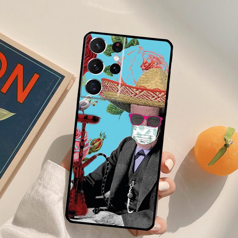 

Sigmund Freud psychoanalysis Phone Case For Samsung Galaxy S24 S25 S26 Ultra S20 S21 S22 S23 Plus S10 S25 FE Back Cover Galaxy S22 Plus