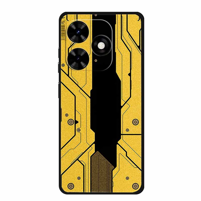 For Tecno Spark Go 2024 Case Luxury TPU Silicone Soft Back Cover Phone Cases for Tecno SparkGo 2024 BG6 Shockproof Flower Fundas