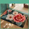 Threedimensional New Diatom Bathroom Mud Absorbent Floor Mat Toilet Antislip Mat Home Kitchen Toilet Entrance Door Mat