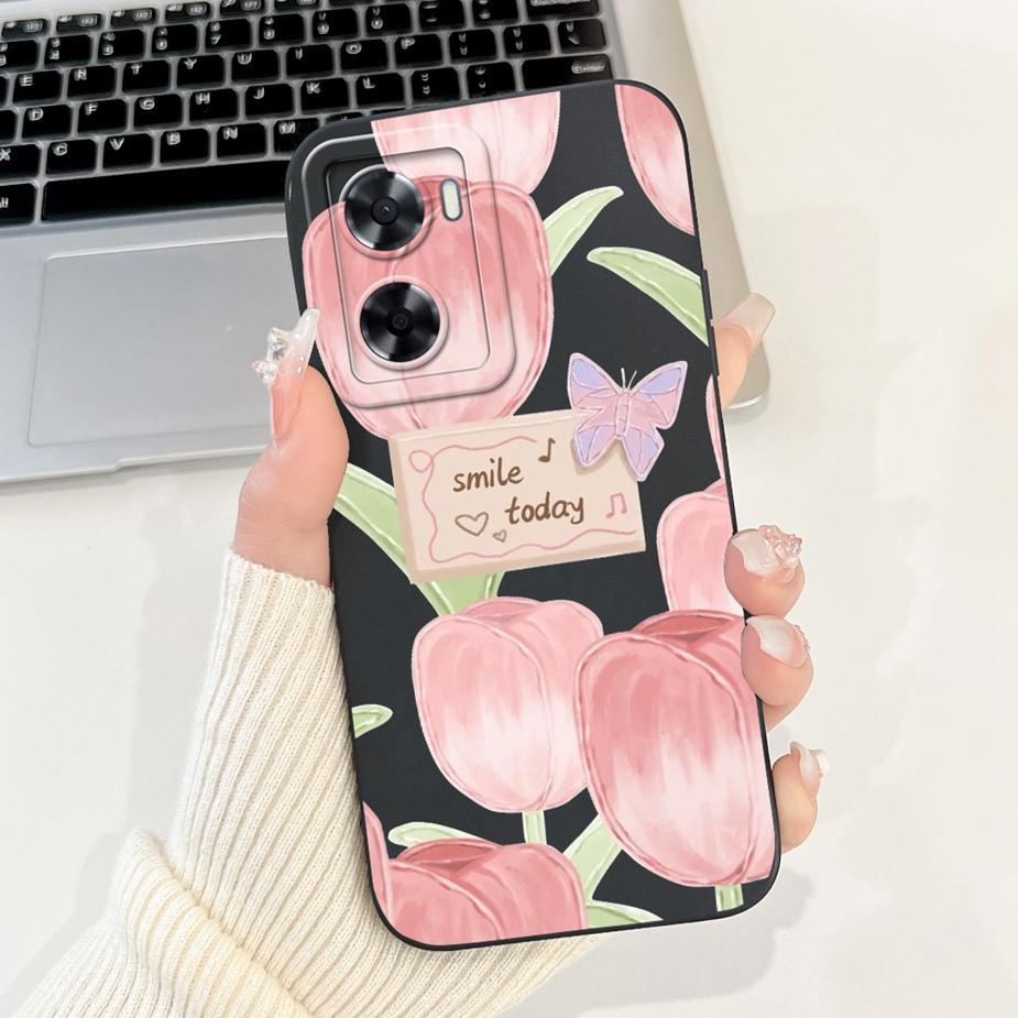 For Oppo A57 4G Case Oppo A57s Cute Fashion Cartoon Cover Matte Soft TPU Phone Case For Oppo A77s A57s OppoA77 OppoA57 4G Fundas