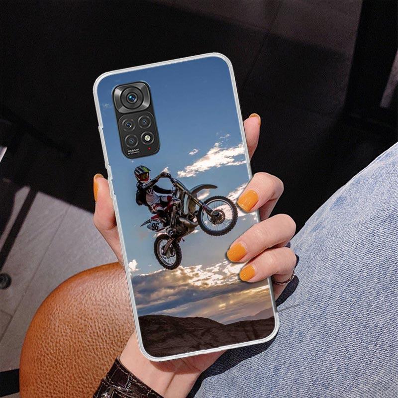 Motocross Motorcycle Dirt Bikes Phnoe Case for Phnoe Case for Xiaomi Redmi Note 15 14 14S 13 Pro Plus 12 12S 11S 11E 10S 10 11T