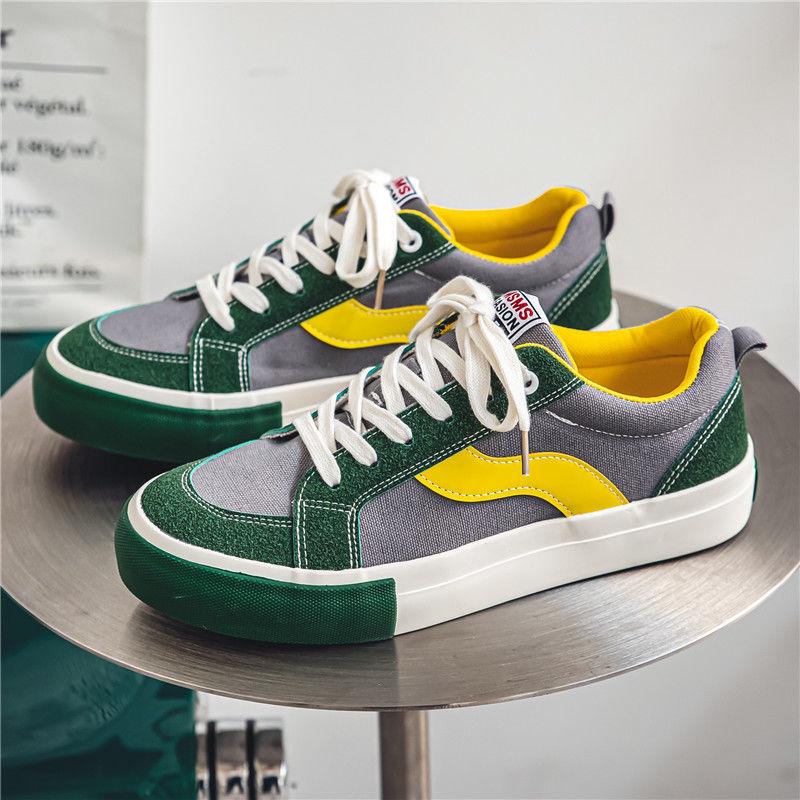 Black Canvas Men's Versatile Casual Shoes, Autumn 2025 Trend – Ideal for Spring and Fall