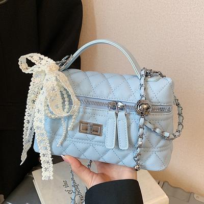 Süße Dopamin Rhombus Kette Handtasche Vielseitige Mode Umhängetasche Kleines Quadratisches Tasche Damen
