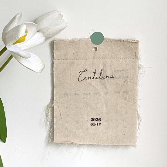 2026 Cloth Wall Calendar Wall Hanging Fabric Calendar Jan. 2026 - Dec. 2026 12