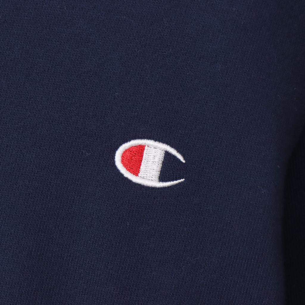 Champion Long Sleeve Crew Neck with Embroidered Size 160 Kids' Sweatshirt, 100% Cotton, USA, Logo, Navy, (CK-T001/CK-Y001/CK-Y001Z)