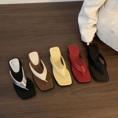 Summer Wedges Heel Flip Flop Women Fashion Clip Toe Slippers Casual Comfort Beach Vacation Slides Shoes