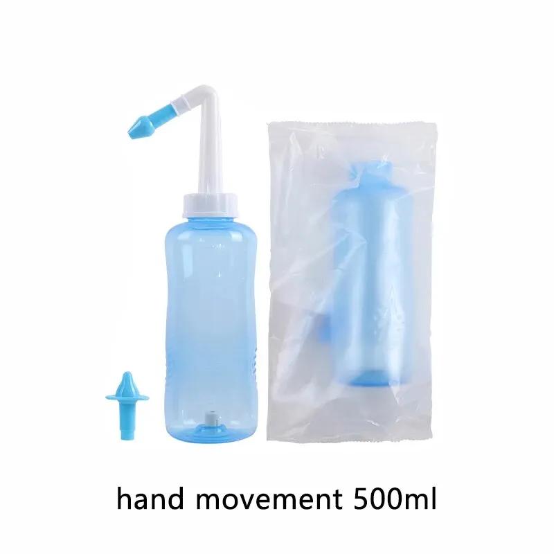 

Medical Grade Nasal Irrigator Manual Nose Cleaner for Adult Pediatric Rhinitis Nasal Congestion with Saline