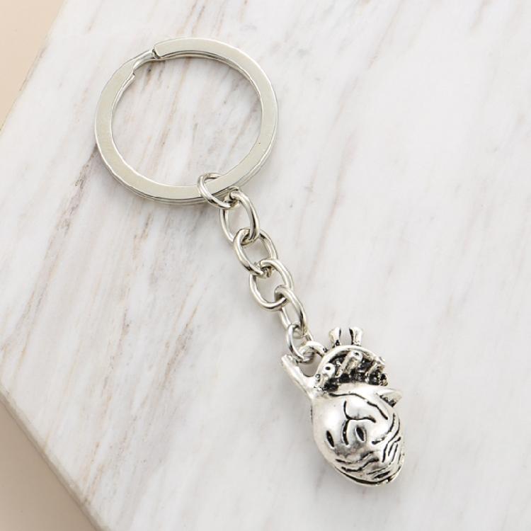 for Key Holder Psychologist Body Parts for Key Ring for Creative Charm Keyring H