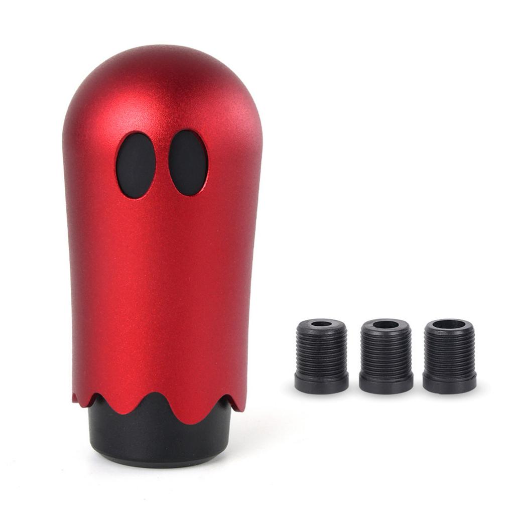 Aluminum Weighted Manual Knob Lever With 3 Threaded Adapters M8 M10 M12 X 1.25 For Vehicle Fun Cool Spooky
