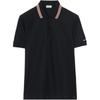 Burberry Polo Shirts Men's Black Polo Collar Moderate Straight Fit 81118111