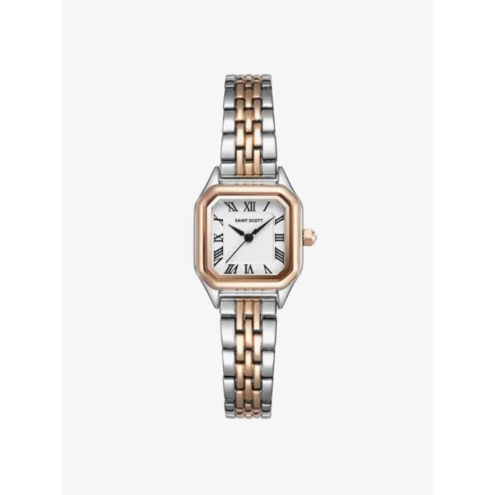 [Saint Scott] Квадратные часы Encore Rose ST1100-RSR