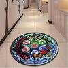 Kingdom Hearts Floor Rug Carpet Bedroom Non-Slip Door Chair Mat Round/square New