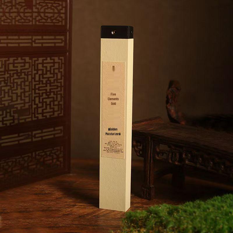 Five Elements Health Incense - Gold Type with Medicinal Aroma: Gold, Wood, Water, Fire, Earth for Indoor Use