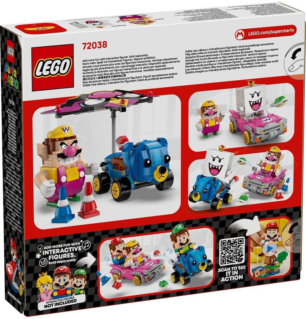 LEGO конструктор Super Mario – Mario Kart – Wario & King Buu Huu (72038)