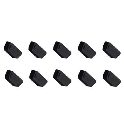 10Pcs Quick Installation Silicone Dust Plug Computer Accessories for DB9 VGA Port Laptop Projectors Office Device
