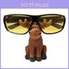 Unique Moose Figurine Phone Glasses Stand For Desk Home Office Table Storage