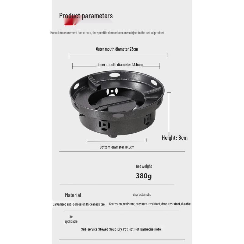 Portable Alcohol Stove Hot Pot Cookware Set