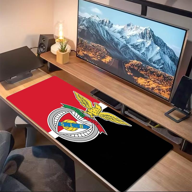 Sport Lisboa e Benfica Print  Cushion Non-slip Laptop Tablet Big Mousepad XXL Mat Mini PC Playmat With Lock edge