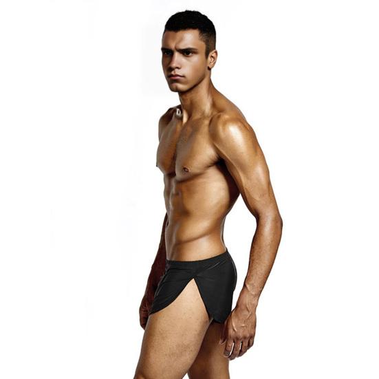 Men Boxer Underwear Low Waist Breathable Smooth Wiring Perfect Fit Shorts Panties Solid Color Loose Fit Home Underwear