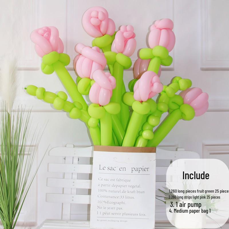 DIY Lily & Sunflower Balloon Kit: Wind Chime & Daisy Weaving