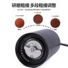 Manual Coffee Grinder With CNC Precision Steel Burr Aluminum Body Portable Hand-Crank Home Use