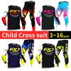Motocross dişli seti çocuklar için 4 5 6 7 8 9 10 11 12 13 yaş Genç çocuk Motosiklet erkek kız Jersey Pantolon Kitleri yarış kıyafeti Off-road Enduro MX MTB
