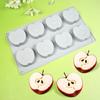 Silicone 8 Cavity Fruit Shape Mousse Cake Mold Set High Temperatures Resistant Dessert Mould Practical Baking Tool