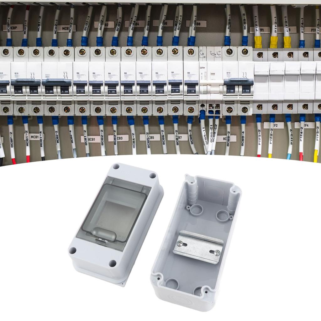 Distribution Protection Box Water Proof Windproof Circuit Breaker Box with Transparent Cover for Construction Machinery