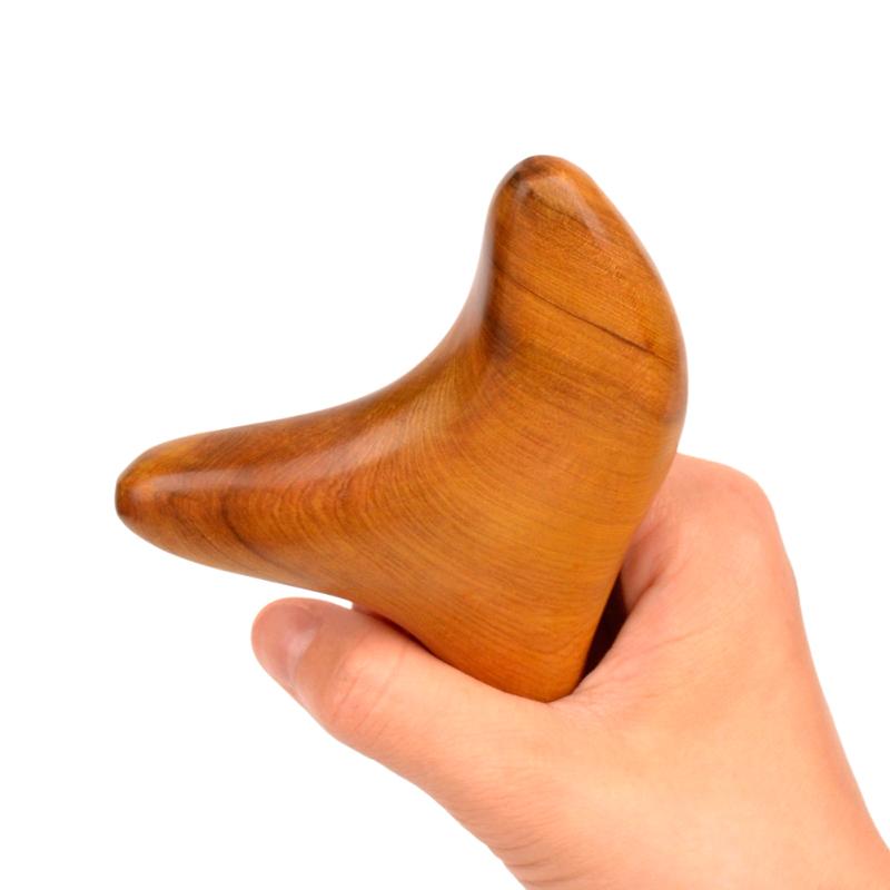 Trigeminal Body Massager Neck Shiatsu Reflexology Wooden For Blood Circulation