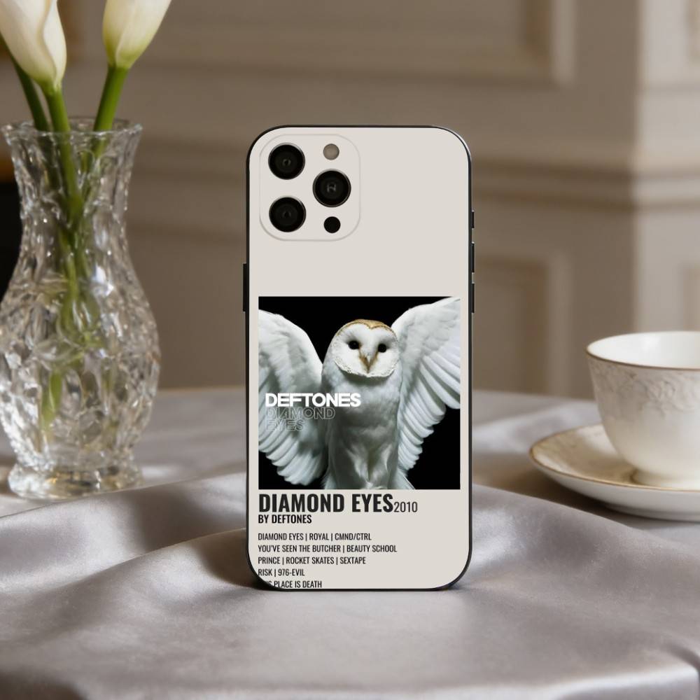 

D-Deftones P-Private Music Ohms G-Gore Чехол для телефона для iPhone 17,16,15,14,13,12,11 Plus,Pro Max,XS,Мягкий силиконовый черный чехол iPhone17air