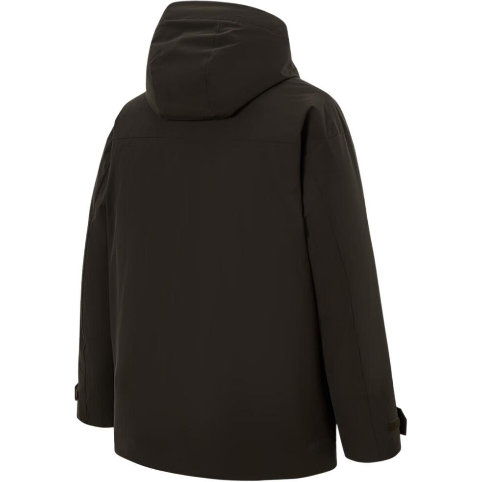 Adidas Warme Kapuzen-Sport-Daunenjacke mit Reißverschluss für Herren Jacken KB5661