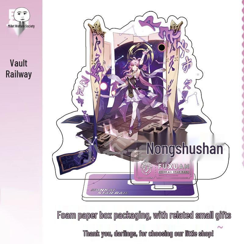 miHoYo Star Rail Firefly Dan Heng Luna Figurine Set: Acheron, Aventurine, Kafka, Silver Wolf, Jingliu, Xueyi Standees