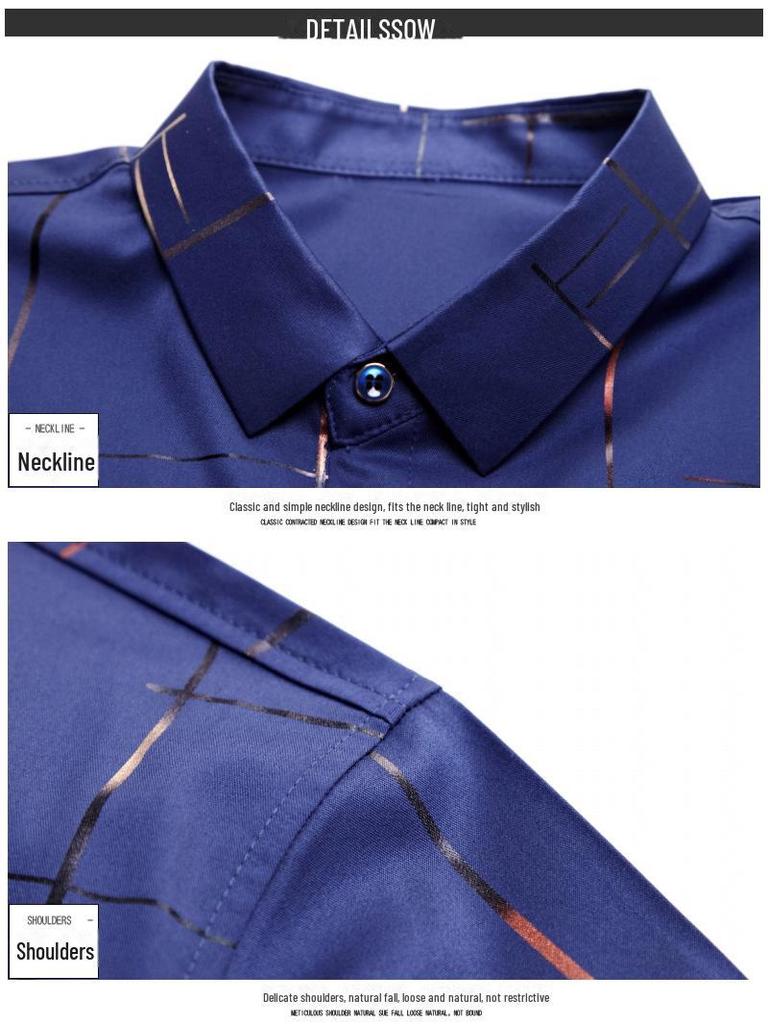 Modne koszule męskie w paski z długim rękawem: Moda swobodna na wiosnę i jesień