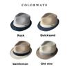 Unisex Jazz Straw Hat Men's Sun Hat Summer Outdoor Travel Sun Hat Comfortable Breathable Crimped Panama