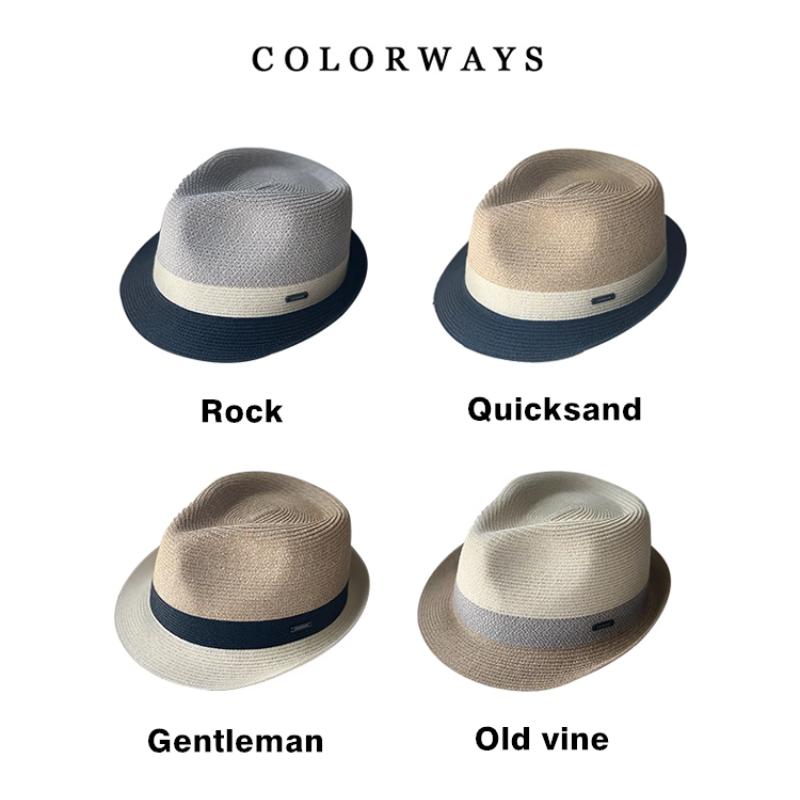 Unisex Jazz Straw Hat Men's Sun Hat Summer Outdoor Travel Sun Hat Comfortable Breathable Crimped Panama