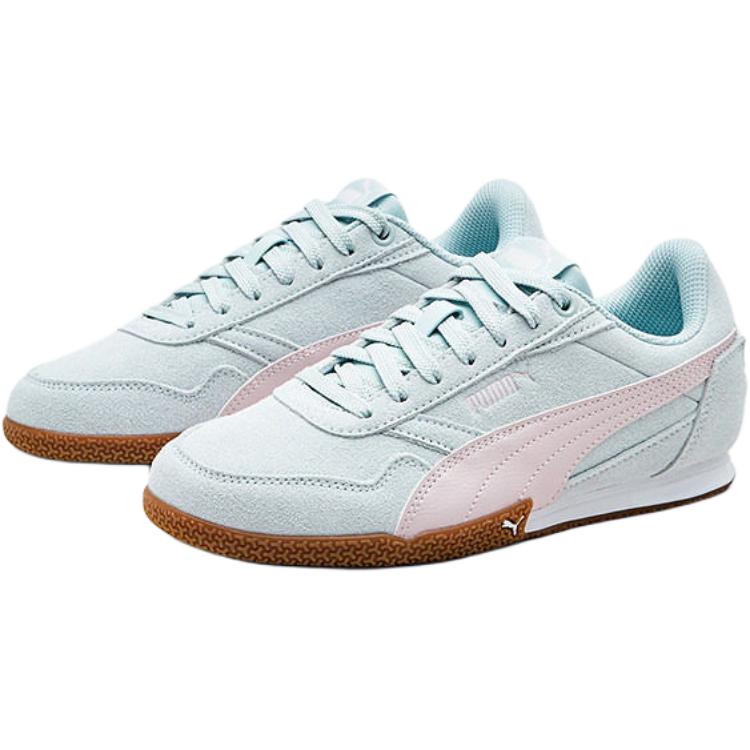 Puma Bella Donna SD AC Retro Comfortable Slip-Resistant Low-Top Casual Shoes Kids sneakers Light-Blue 408390-02