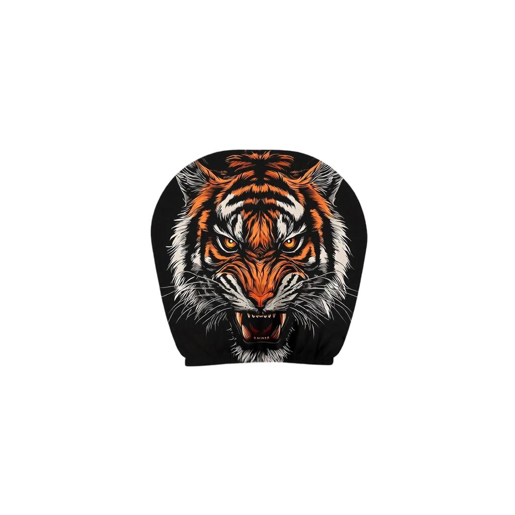 Elastic Car Headrest Cover, Printed Headrest Protector for Seat
