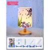 Dried Flower Embossed Table Lamp DIY Kit - Creative Gift for Team Building and National Day Festivities