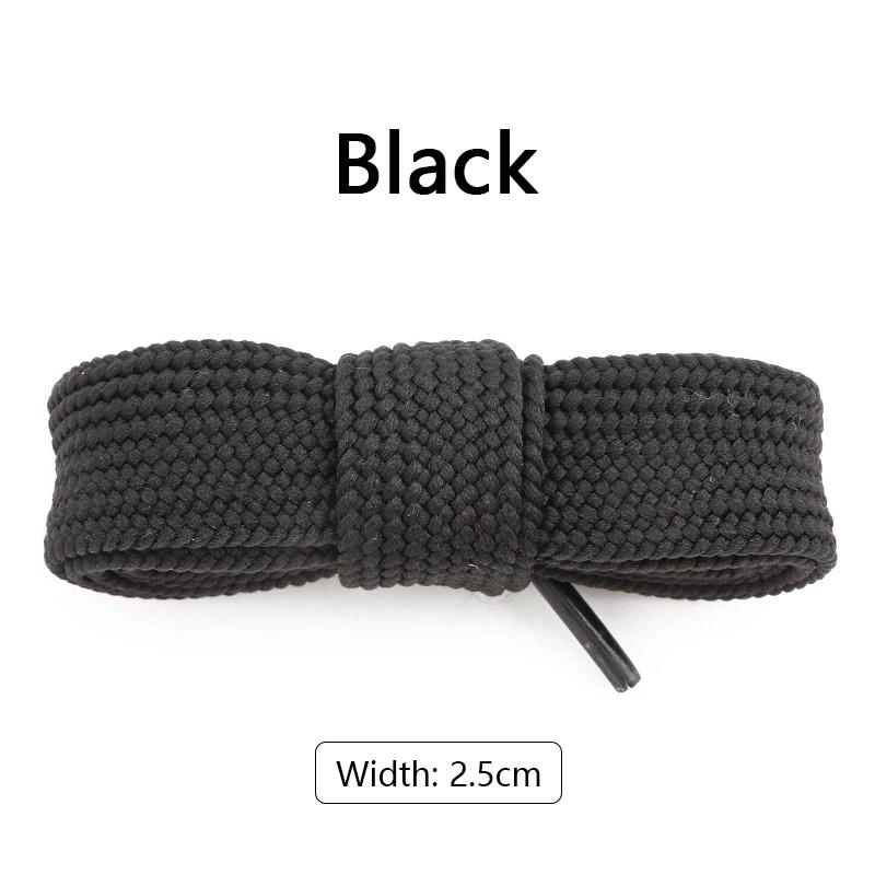 1Pair Flat Shoelaces for Sneakers AF1 Shoe Laces Width 2.5CM Shoelace Luxury Brand Laces Shoes 100/120/140/160cm Shoestrings