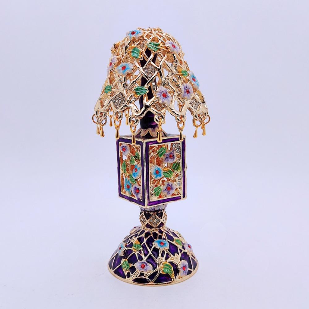 

Эмалевая квадратная бахрома настольная лампа подарочная коробка украшение шкатулка для украшений девушка девушка подарок на день рождения фиолетовый