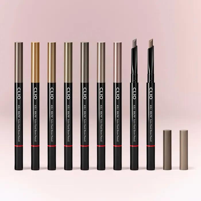 [2PACK] Kill Brow Auto Hard Brow Pencil 24AD [Gift] Mini Remover 004 Light Gray