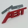 3D Metal Logo ABT Grill Emblem Badge Rear Trunk Badge Decal Sticker For Audi A3 A5 A6 Q5 Q7 Q8 S4 S5 S6 RS3 RS6 Car Accessories