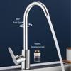 Stainless Steel Rotatable Hot & Cold Kitchen Faucet