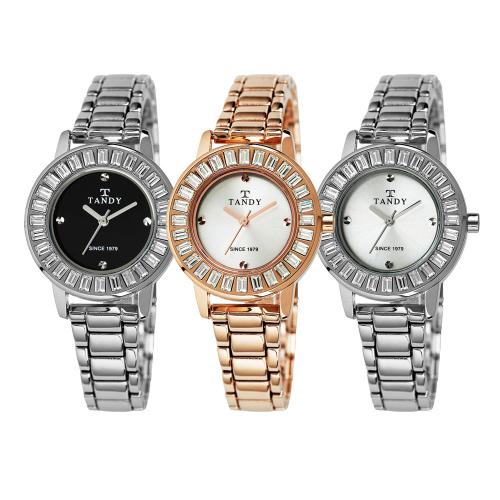 

[TANDY] TANDY Women s Jewel Watch Wristwatch T-4034 Silver