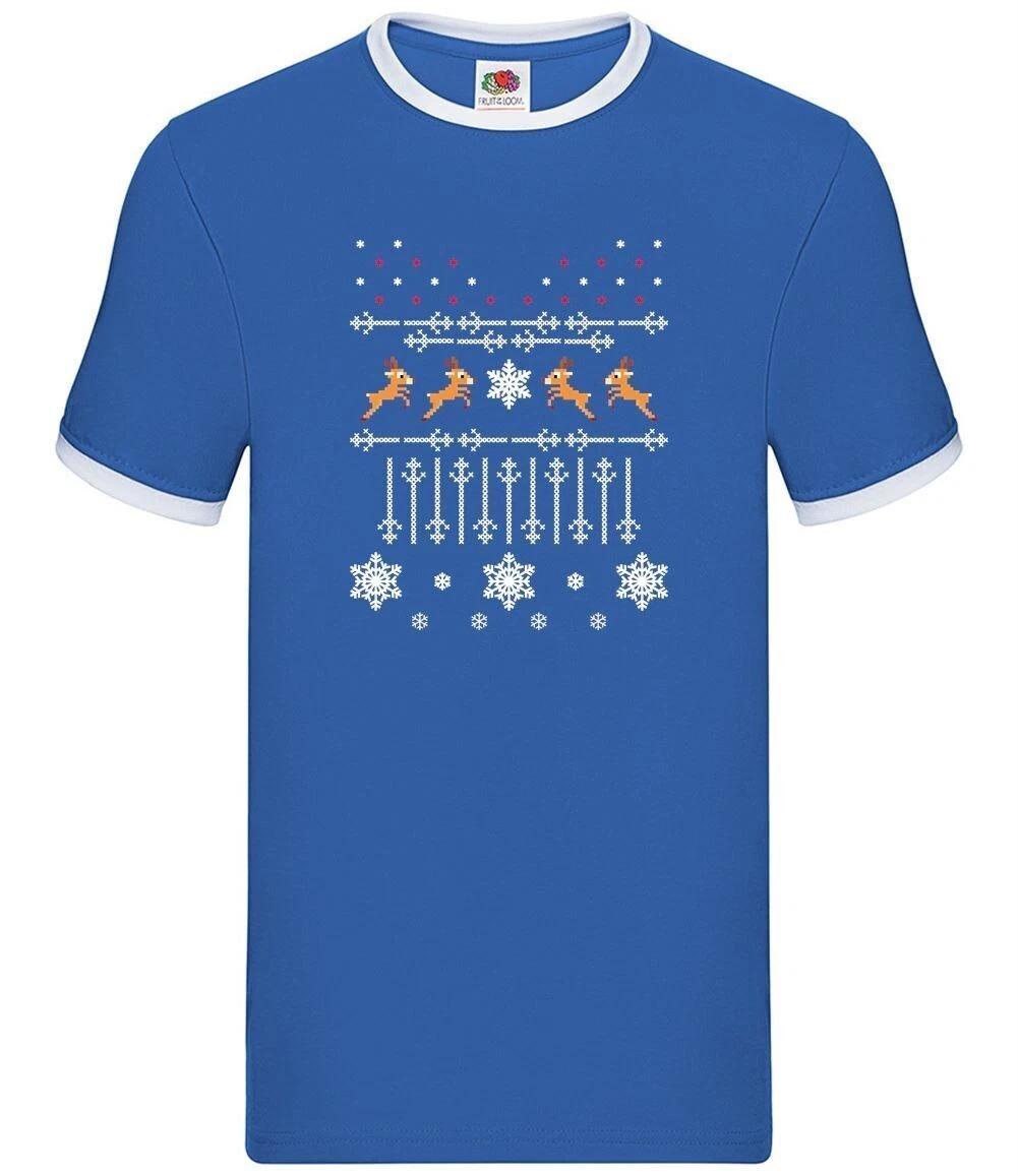 Christmas Reindeer - Mens Wrestler - Cute Festive Snow Reindeer S