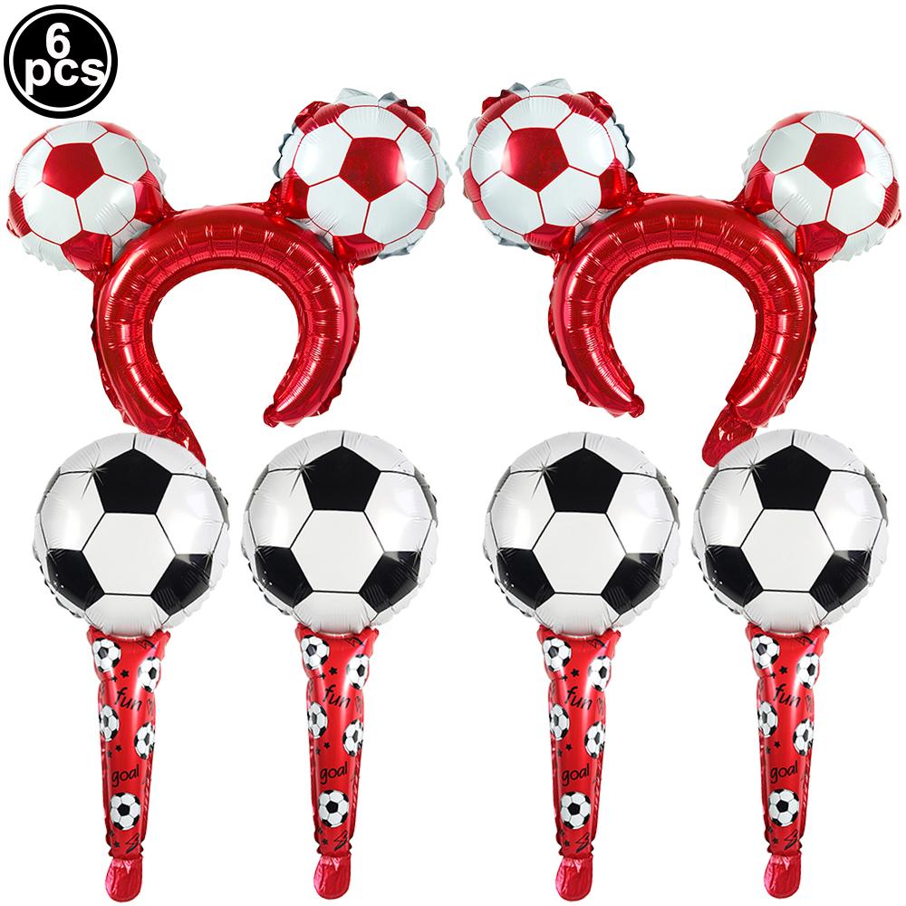 Standing Soccer Foil Balloon Kids Football Theme Birthday Party Baby Shower Decor Football Club Decor Supplies Boys Gifts