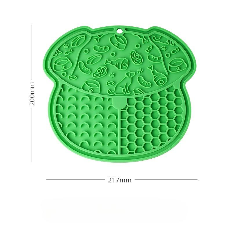 Slow Feeder Bowl, Silicone Lick Mat with Suction Cups for Dog Cat, Snuffle Mat for Pet Smell Training,Puzzle Toy for Bored Puppy